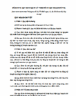 Draft regulations of management according to the detailed planning scheme